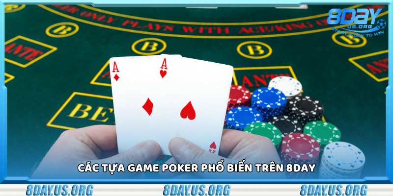 Khám phá các thể loại Poker phổ biến tại hệ thống