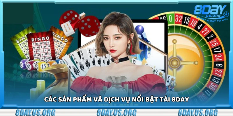 Danh sách sản phẩm và dịch vụ nổi bật tại nền tảng