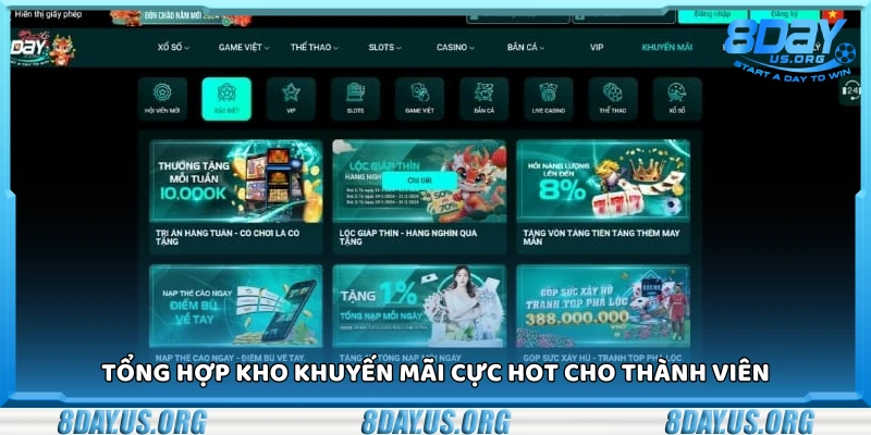 Khám phá kho khuyến mãi cực hot cho thành viên