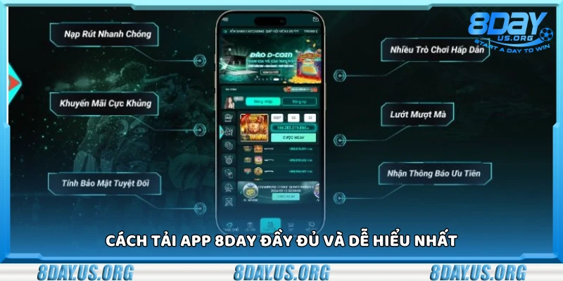 Hướng dẫn tải app 8Day đầy đủ và dễ hiểu nhất